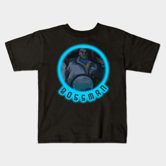 Bossman by Basement Mastermind Kids T-Shirt by BasementMaster